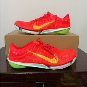 Nike Mens Cleats Size 10.5 Air Zoom Victory 2 Spikes Bright Crimson FD8411-600